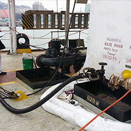 Full MARPOL Certification Provided "sludge removal service for ships" "sludge disposal vessel brazil" "marine waste removal itapoa" "ship sludge removal São Francisco do Sul" "IMO sludge MARPOL port service" "vessel sludge collection SFS" "sludge barge Brazil"